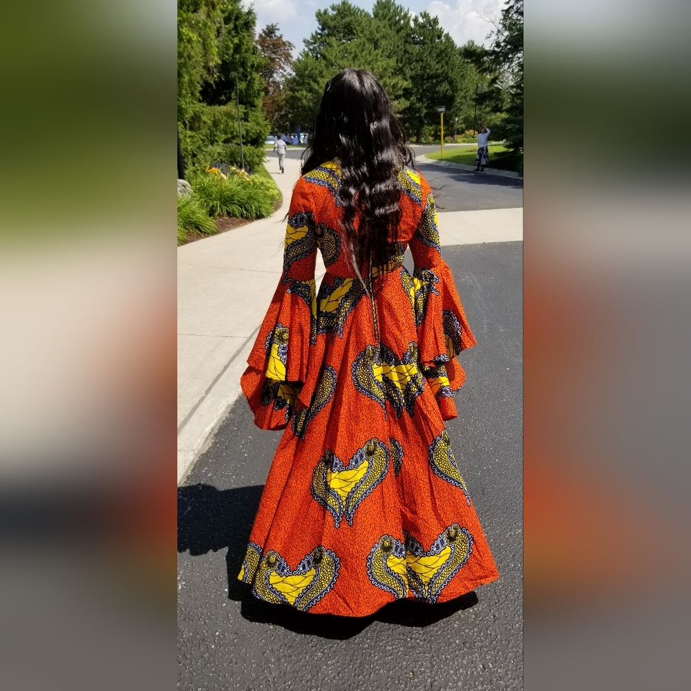 RAYHMA African dress Kimono